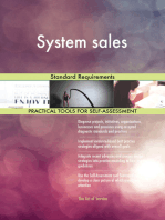 System sales Standard Requirements