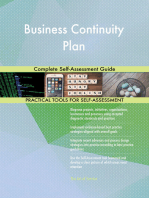 Business Continuity Plan Complete Self-Assessment Guide