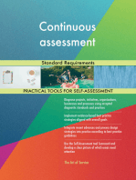 Continuous assessment Standard Requirements
