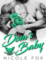 Dom's Baby: A Bad Boy Motorcycle Club Romance: Broken Spires MC, #1
