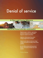 Denial of service A Clear and Concise Reference