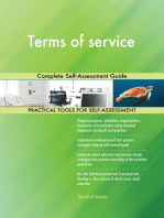 Terms of service Complete Self-Assessment Guide
