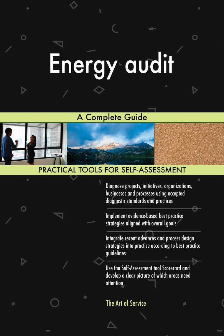 Energy audit A Complete Guide by Gerardus Blokdyk Book Read Online