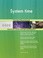 System time Standard Requirements