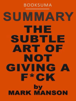 Summary: The Subtle Art of Not Giving a F*ck by Mark Manson