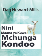 Nini Maana ya Kuwa Mchunga Kondoo