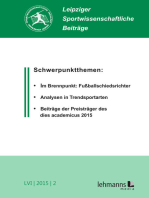 Leipziger Sportwissenschaftliche Beiträge: Jahrgang 56 (2015) Heft 2