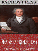 Maxims and Reflections