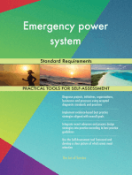 Emergency power system Standard Requirements