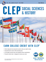 CLEP® Social Sciences & History Book + Online, 2nd Ed.