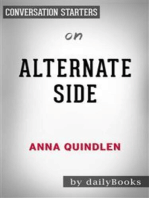 Alternate Side: by Anna Quindlen | Conversation Starters