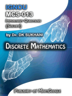 MCS-013: Discrete Mathematics