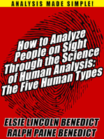 How to Analyze People on Sight Through the Science of Human Analysis