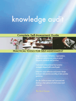 knowledge audit Complete Self-Assessment Guide