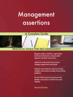 Management assertions A Complete Guide
