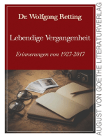 Lebendige Vergangenheit: Erinnerungen von 1927-2017