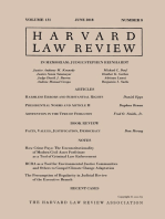 Harvard Law Review: Volume 131, Number 8 - June 2018