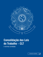 Consolidação das leis do trabalho: CLT e normas correlatas
