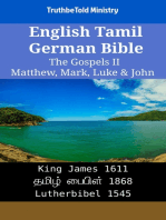 English Tamil German Bible - The Gospels II - Matthew, Mark, Luke & John: King James 1611 - தமிழ் பைபிள் 1868 - Lutherbibel 1545