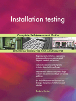Installation testing Complete Self-Assessment Guide