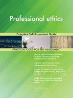 Professional ethics Complete Self-Assessment Guide