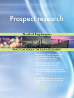 Prospect research Standard Requirements