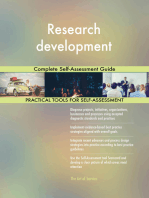 Research development Complete Self-Assessment Guide