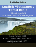 English Vietnamese Tamil Bible - The Gospels II - Matthew, Mark, Luke & John: King James 1611 - Kinh Thánh Việt Năm 1934 - தமிழ் பைபிள் 1868