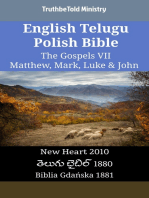 English Telugu Polish Bible - The Gospels VII - Matthew, Mark, Luke & John: New Heart 2010 - తెలుగు బైబిల్ 1880 - Biblia Gdańska 1881