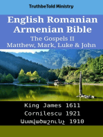 English Romanian Armenian Bible - The Gospels II - Matthew, Mark, Luke & John