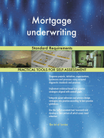 Mortgage underwriting Standard Requirements