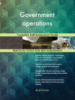 Government operations Complete Self-Assessment Guide