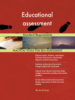 Educational assessment Standard Requirements
