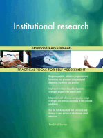 Institutional research Standard Requirements