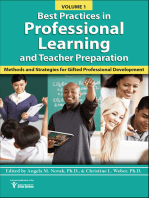Best Practices in Professional Learning and Teacher Preparation in Gifted Education (Vol. 1): Methods and Strategies for Gifted Professional Development