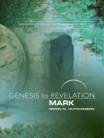 Genesis to Revelation: Mark Participant Book: A Comprehensive Verse-by-Verse Exploration of the Bible