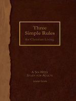 Three Simple Rules for Christian Living Leader Guide