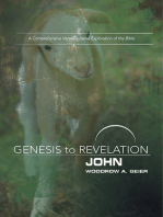 Genesis to Revelation: John Participant Book: A Comprehensive Verse-by-Verse Exploration of the Bible
