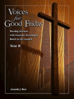 Voices for Good Friday - eBook [ePub]: Worship Services with Dramatic Monologues Based on the Gospels - Year B