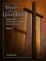 Voices for Good Friday - eBook [ePub]: Worship Services with Dramatic Monologues Based on the Gospels - Year A