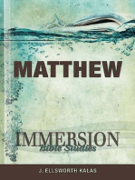 Immersion Bible Studies: Matthew