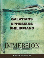 Immersion Bible Studies: Galatians, Ephesians, Philippians: Immersion Bible Studies
