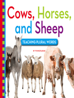 Cows, Horses, and Sheep: Teaching Plural Words
