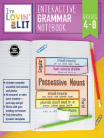 I’m Lovin’ Lit Interactive Grammar Notebook, Grades 4 - 8