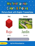 My First Spanish Colors & Places Picture Book with English Translations