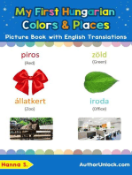 My First Hungarian Colors & Places Picture Book with English Translations: Teach & Learn Basic Hungarian words for Children, #6