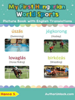 My First Hungarian World Sports Picture Book with English Translations: Teach & Learn Basic Hungarian words for Children, #10
