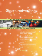 Structured writing A Clear and Concise Reference