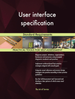 User interface specification Standard Requirements
