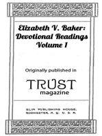 Elizabeth Baker: Devotional Readings: Volume 1